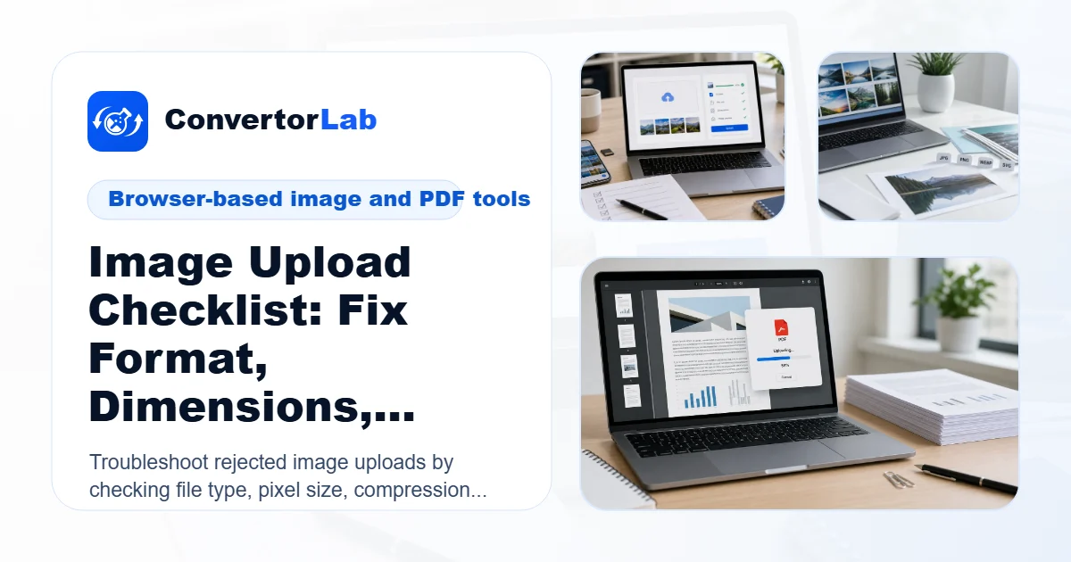 Image Upload Checklist: Fix Format, Dimensions, File Size, and ...